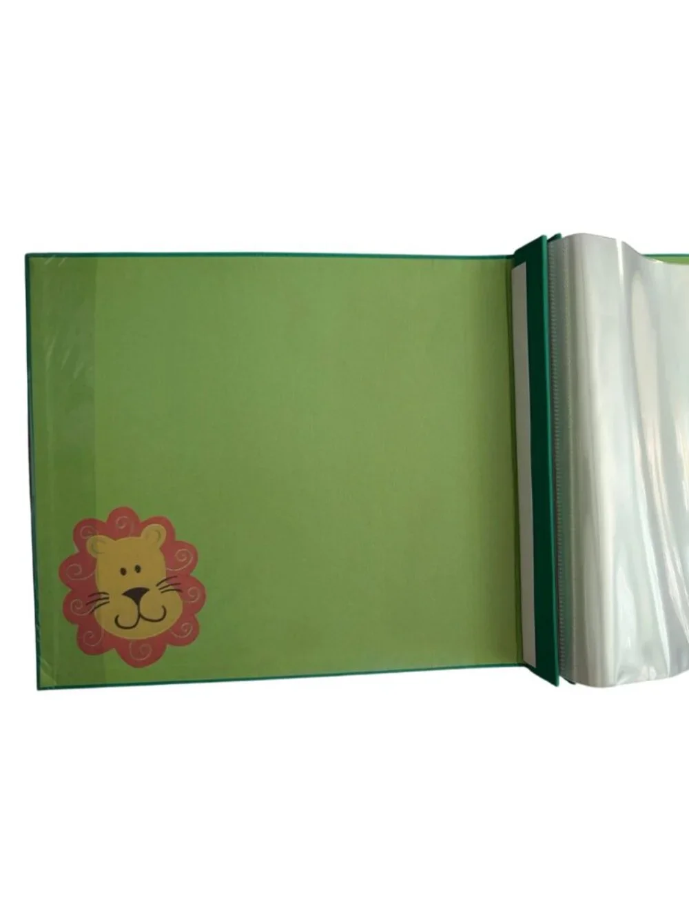 Jungle-Themed Amanda Blu Fine Scrapbook Album With 10 Top-Loading 12